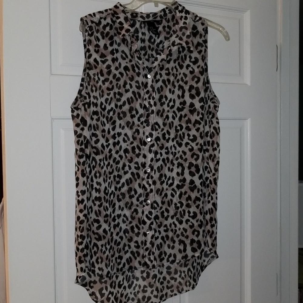 Leopard Print tank from H&m